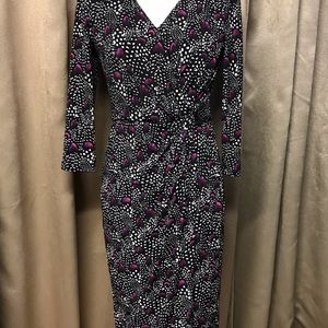 WHBM faux wrap dress Sz6